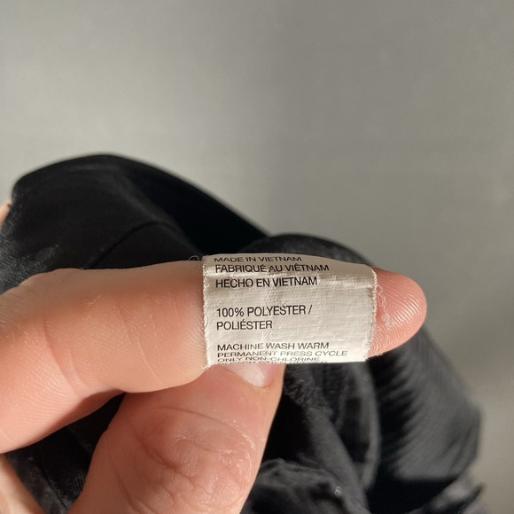 VanHeusen Studio Black Dress Suit Pants 34/30‎ 100% Polyester - Picture 7 of 8